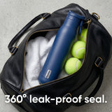 ORIGIN | Insulated Water Bottle, 25 oz, Straw Lid, Stainless Steel, Blue