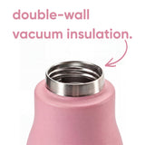 ORIGIN | Insulated Water Bottle, 25 oz, Straw Lid, Stainless Steel, Pink