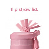 ORIGIN | Insulated Water Bottle, 25 oz, Straw Lid, Stainless Steel, Pink